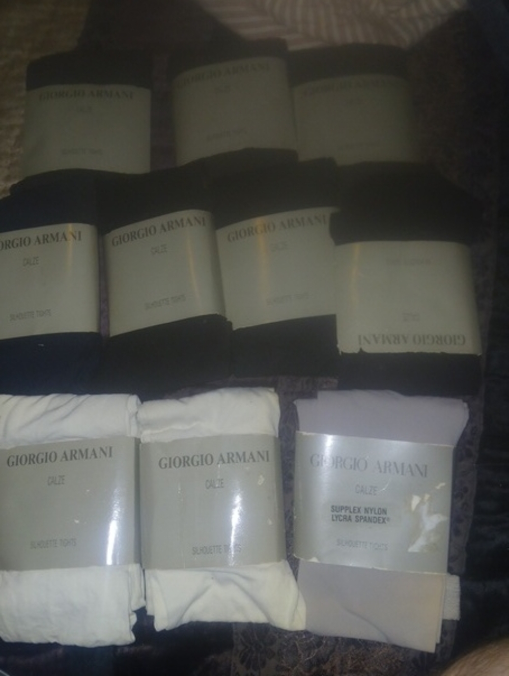 Lot of 10 Women's Giorgio Armani Tights  Brand New NOS